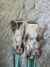 Paw teal hoop