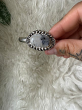 Small moonstone with inlay bracelet