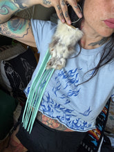 Paw teal hoop