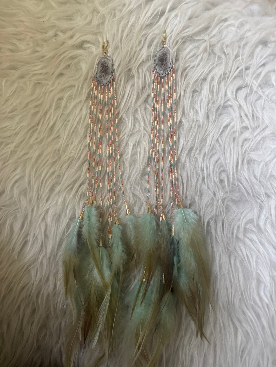 Summer antler feathers