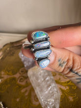 4 Tier blue opal