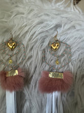 Pink rabbit fur