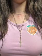 Gold paperclip dagger adjustable