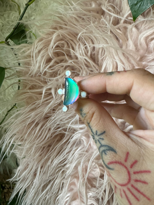 Aura opal moon size 6