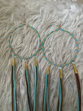 Gold and blue hoop